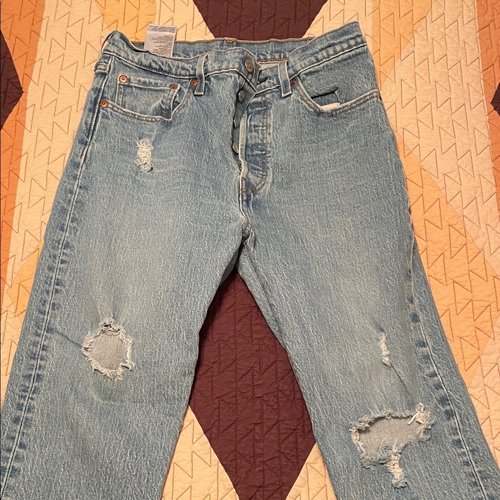 Levi’s 501 cropped jeans